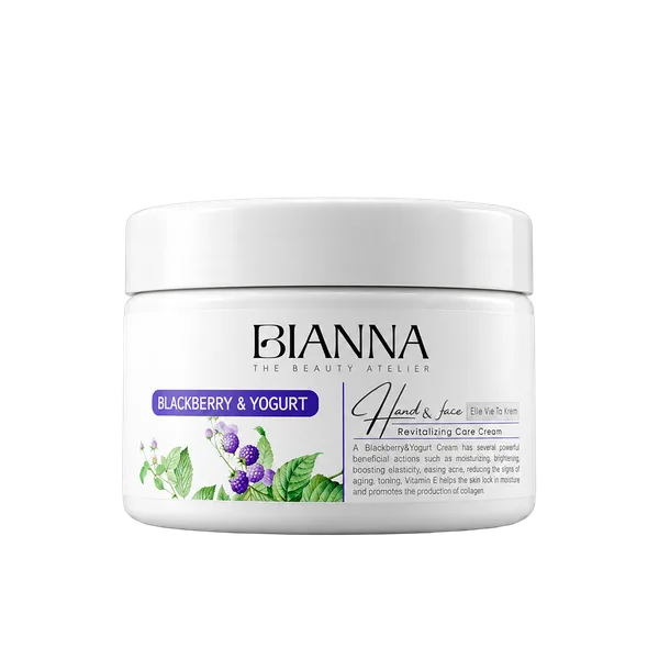 Hand & Face Cream Blackberry & Yogurt — Bianna