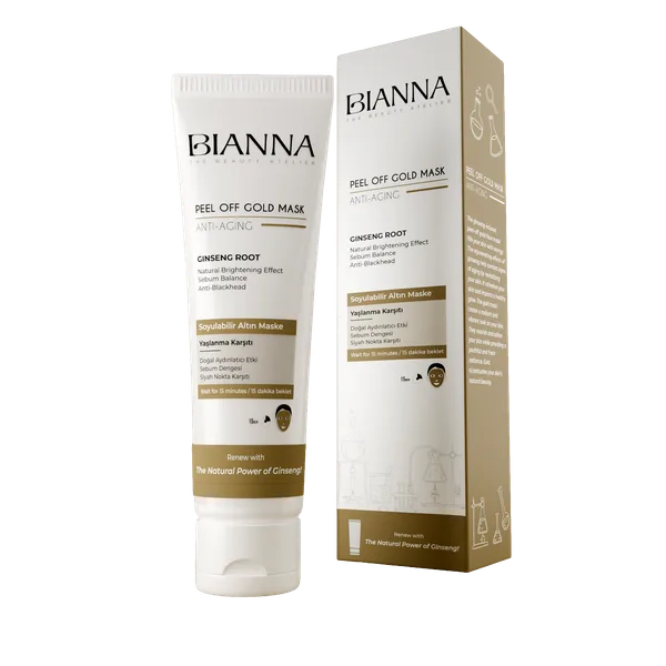 Peel Off Gold Mask Ginseng Root — Bianna