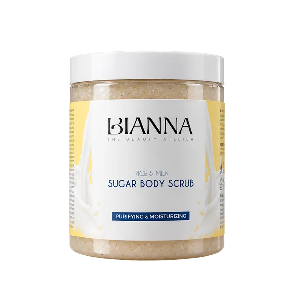 Sugar Body Scrub Rice & Milk — Bianna