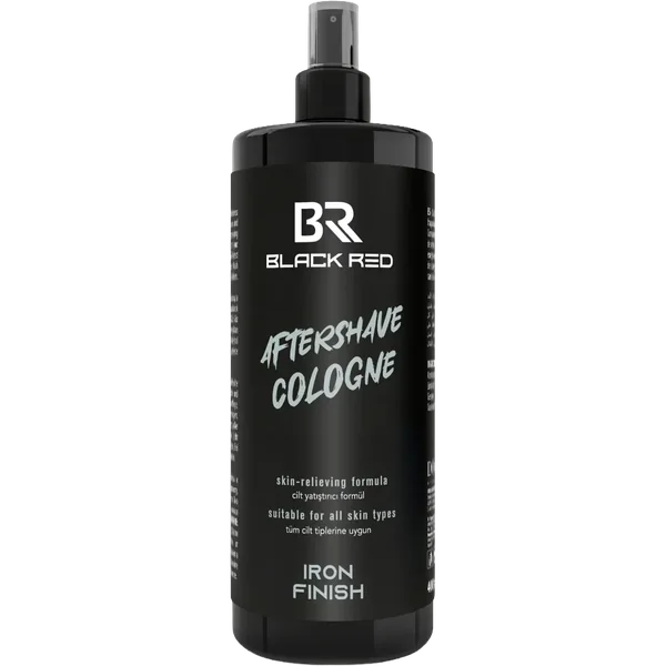 After Shave Cologne Iron Finish — Black Red