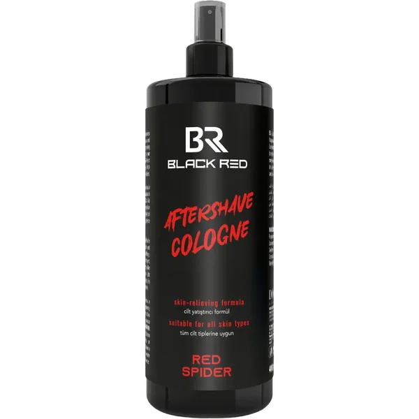 After Shave Cologne Red Spider — Black Red