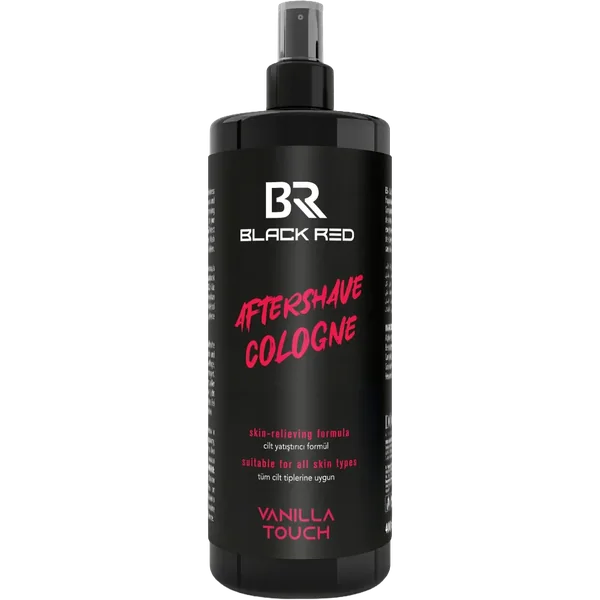 After Shave Cologne Vanilla Touch — Black Red