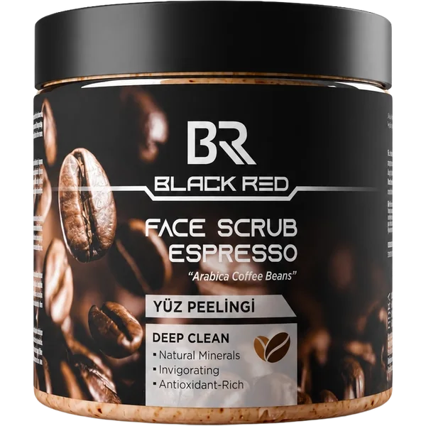 Face Scrub Espresso — Black Red