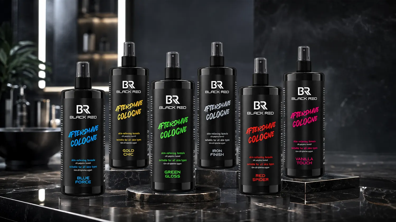 Black Red After shave & cologne