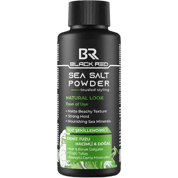 Sea Salt Powder Natural Look — Black Red