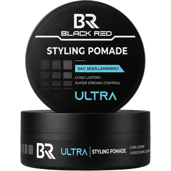Styling Pomade Wax Ultra — Black Red