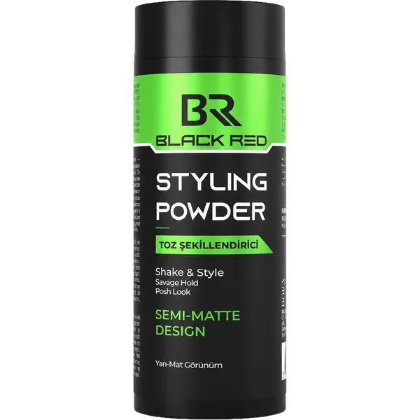 Styling Powder Semi-Matte Design — Black Red